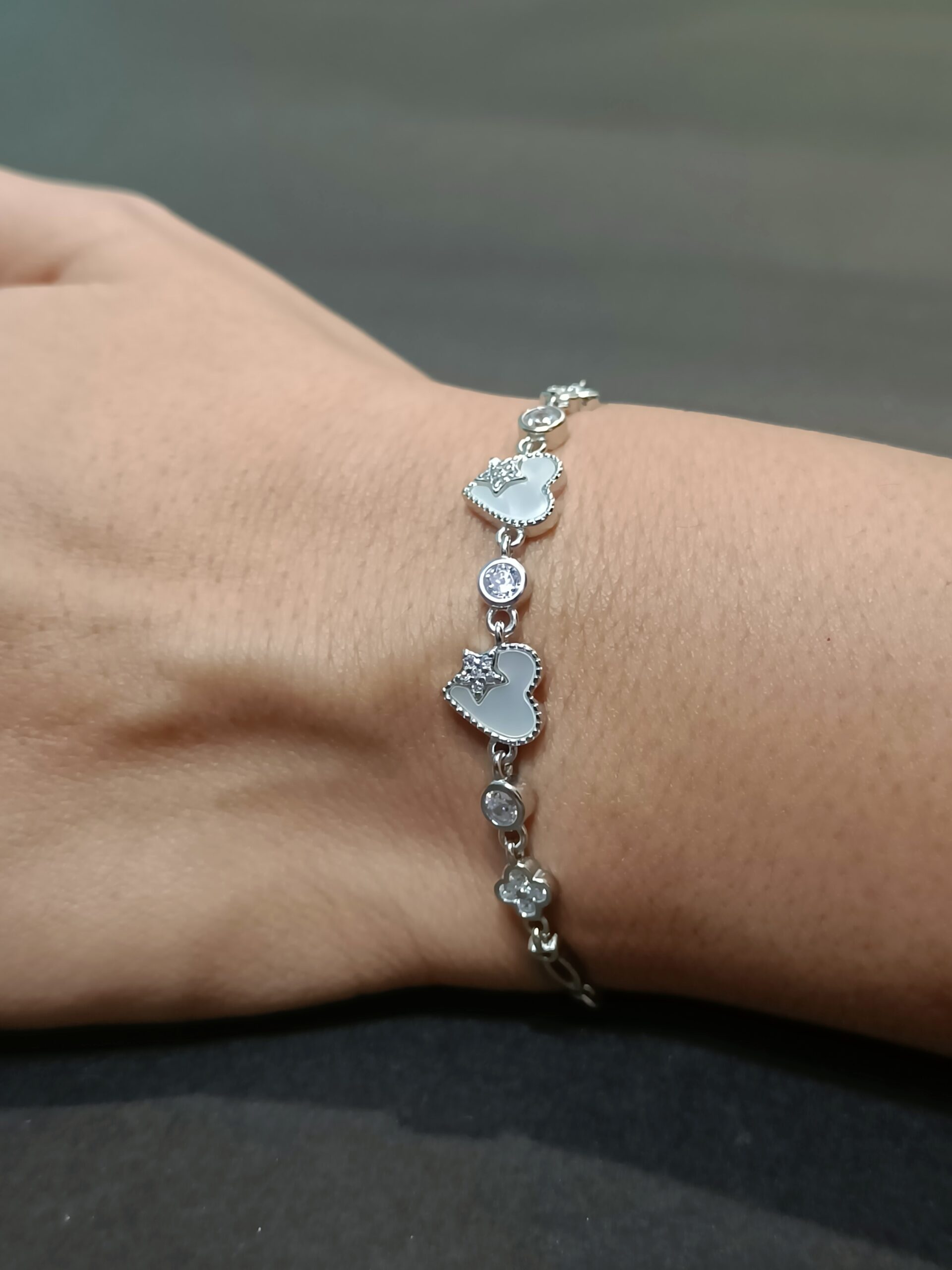 Serene Sky Blue Stone Bracelet