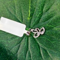 Sterling Silver Abstract Loop Plated Pendant